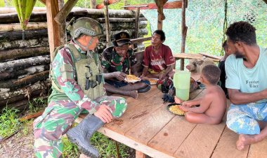 Marinir di Papua: Humanis, Dekat, dan Jadi Bagian Keluarga
